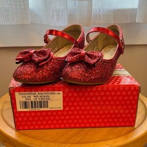 Ruby Glitter Kids Dress Shoes